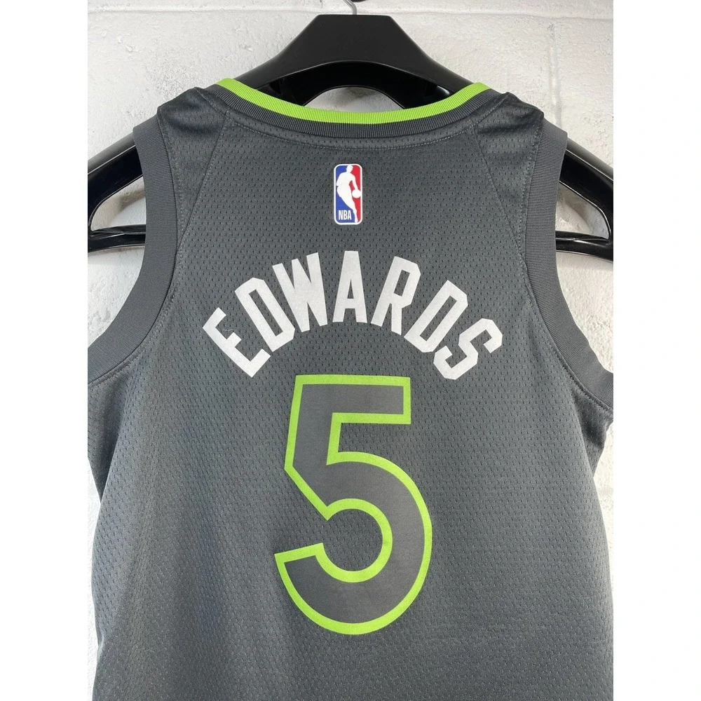 Jordan Timberwolves Anthony Edwards #5 Statement Edition Jersey Size Youth